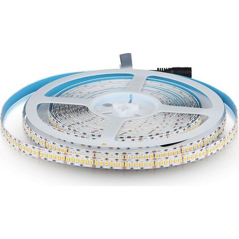 V-TAC PRO VT-2835 led streifen strip chip samsung SMD2835 24V 10m CRI 95 kaltweiß 4000K IP20 no wp - SKU 332