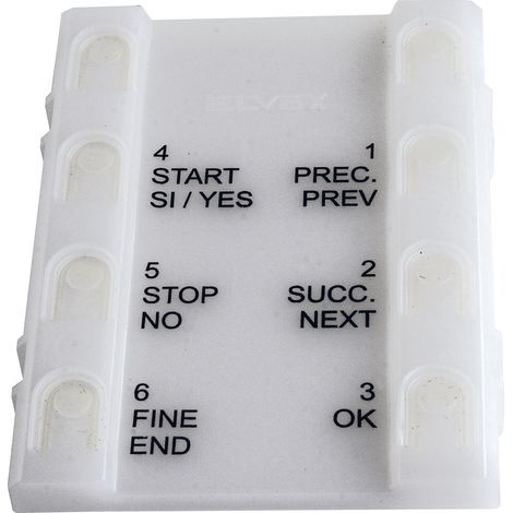 VIMAR - R832 Gummitastatur für 89Fx, 12Fx Kennzeichen