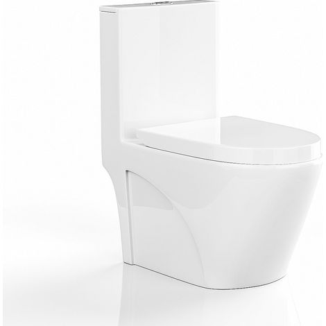 WC da appoggio Bianco in Ceramica - NAGILAM