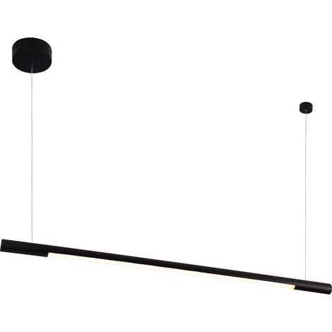 Suspension noire barre 100cm LED 16W P0354 Maxlight (1/2)