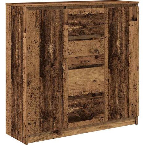 Maison Exclusive - Credenza con Cassetti Legno Antico 100,5x35x98,5 cm Truciolato