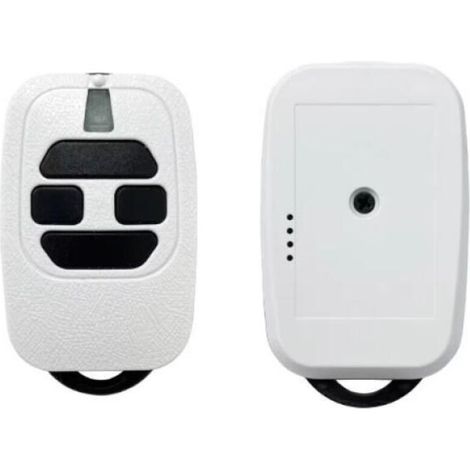 Kit émetteur portable pour porte de garage (2 pièces) - 433,92 MHz - Compatible avec DEA GTI2/4, GT2/4, Mio TR2/4, Mio TR2N/4N - 4 boutons (1/4)