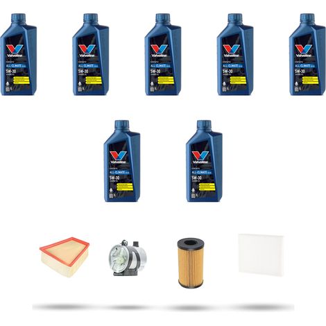 Kit tagliando 4 FILTRI e 7L OLIO compatibile con Renault Scenic II / Grand Scenic 2.0 Dci 110kw Dal 2005 (1/5)