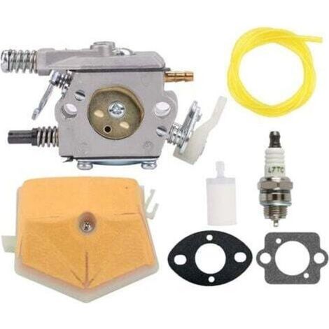Carburateur pour Husqvarna 51 55 Rancher tronçonneuse 50 51 51EPA 55 55EU1 55 Rancher 55EPA 55 Rancher EPA Tronçonneuse WT-170-1 WT-170 503281504 503620203 (1/5)