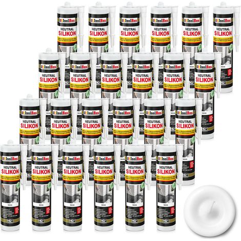 IsolBau Silicone Neutro Bianco Neutralsilikon 24 x 300ml (1/5)