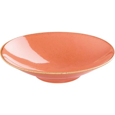 Assiette en ambre sur pied - 260x(H)62mm - Finedine (1/5)