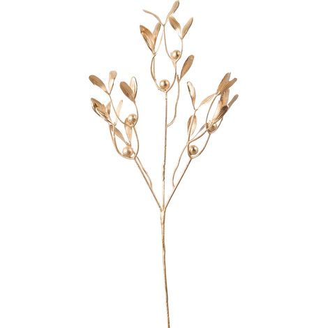 ARPIMEX Ramo Vischio di Natale 47 Cm Oro