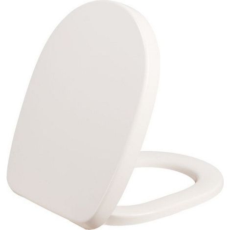 Ideal Standard – Abattant WC blanc en duroplast – Soft close – Facilement amovible pour entretien – E712701