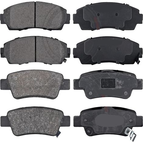 KIT PASTIGLIE FRENO ANTERIORI E POSTERIORI compatibile con HONDA HR-V (RU) / PASTIGLIE FRENANTI AUTO OEM 35014,35251 / SOSTITUZIONE DIRETTA / BASSA POLVERE / SILENZIOSO