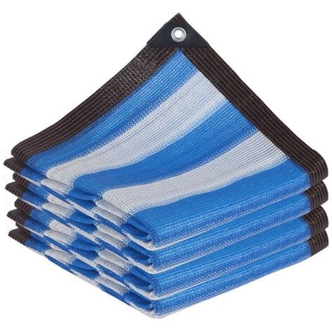 Toile d'ombrage 2 x 3 m, 85 % protection solaire, bâche en maille avec œillets, toile d'ombrage robuste, filet pare-soleil pour pergola, patio, jardin (1/5)
