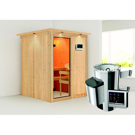 MH Minja Front 3,6kW ext.Strg bronzierte Ganzglastür u. DK
