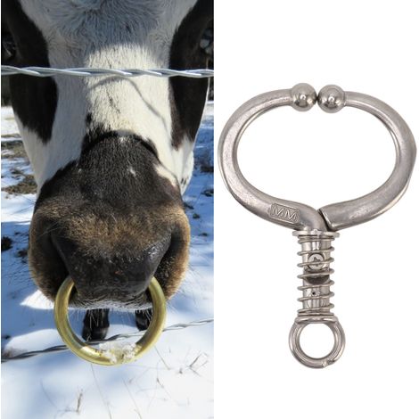 Kuhnasenclips, federbelastete Kuhnasenclips, Kuhnasenclips, HL-Q4D Edelstahl (1/5)