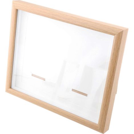 [RM] Vitrine décorative pour médailles, cadre photo pour insignes et récompenses de concours, marron clair - 25 cm (10 pouces) - Marron clair (1/3)