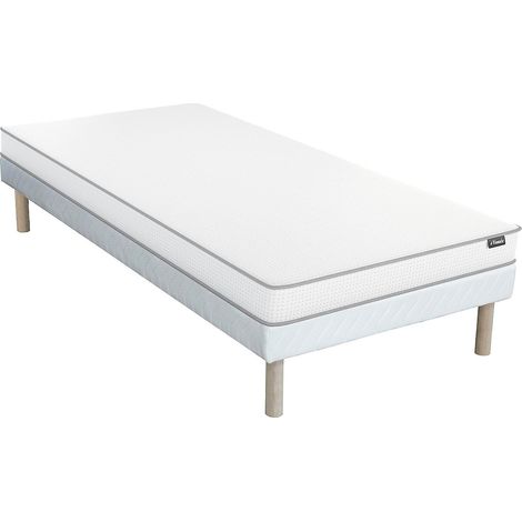 Ensemble 90 x 190 cm sommier + matelas mousse ép.12cm - ASTYANAX de YSMÉE (1/5)