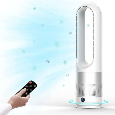 22-Zoll-Turmventilator mit Oszillation, 80°-Drehung, Fernbedienung, LED-Anzeige, automatischer Abschaltung und leisem Betrieb für Schlafzimmer, Wohnzimmer und Büro – KZQ