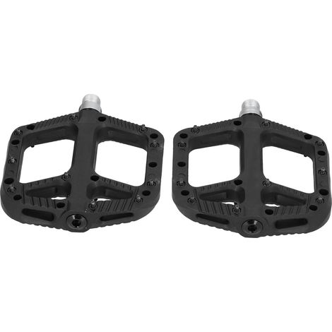 Verstärkte Nylon-Fahrradpedale, breit, komfortabel und mit Hochgeschwindigkeitslagern – Fahrradzubehör – Schwarz (1/5)