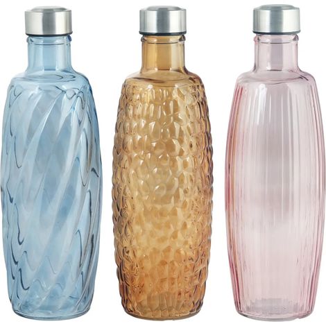 Botella Vela 1,2 L de vidrio con tapa a rosca