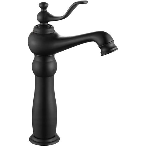 Mexen Vela grifo de lavabo alto, negro - 744510-70 (1/2)