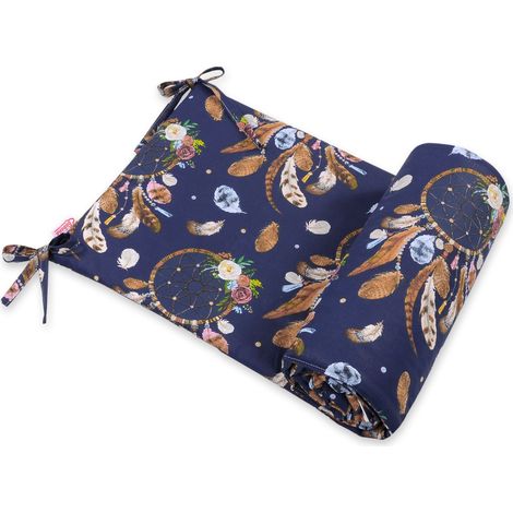 Protector de cuna universal - atrapasueños azul marino