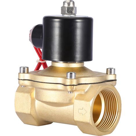 DN32 Elektromagnetisches 2-Wege-Magnetventil, normalerweise geschlossen, 2 Positionen, 220 V Wechselstrom, 1-1/4" (1/5)