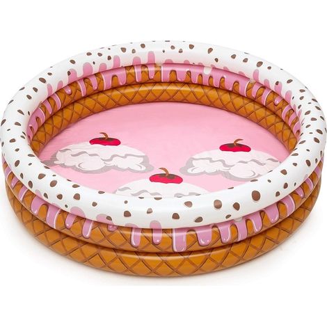 Trade Shop - GONFIABLE PLANDA 3 ANELLS GELED DESIGN MIT KINDER PANNA 160X38CM 016173 - (1/5)
