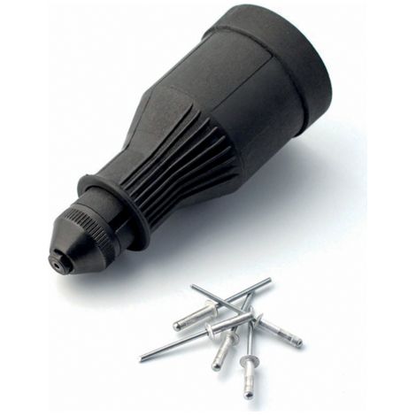 Scell-It – Adaptateur riveteur RIVEDRILL pour visseuse – Longueur 141 mm – Poids 280 g – Course 2 à 10 mm – Pour rivets jusqu'à 20 mm