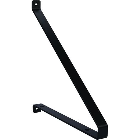 Consoles recto-verso en acier - finition noir - 235 x 250 mm - Interges (1/3)