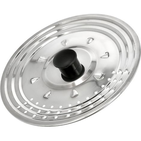 Couvercle polyvalent en acier inoxydable Ø 21 cm.