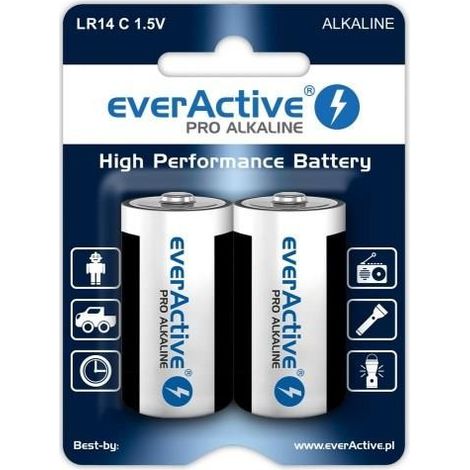 LR14 2BL EverActive Pro Alcalina