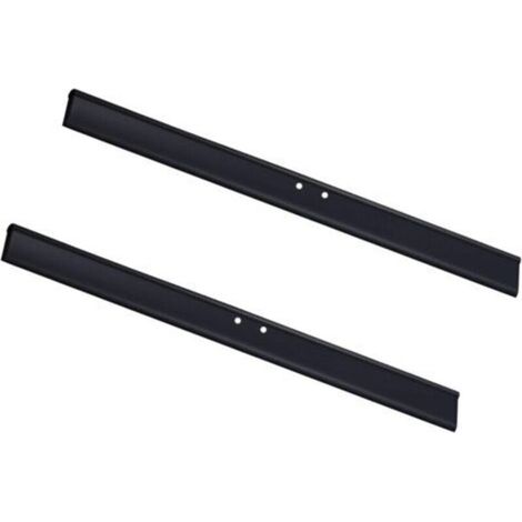 2 pièces raclette en silicone pour lèvres – Accessoire de soin labial noir, 25 cm, idéal pour le gommage doux et le massage des lèvres (1/4)