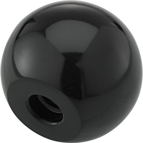Fortis Kugelknopf DIN319 Duroplast, Form C, 50mm, M 12, Inhalt: 3 Stück