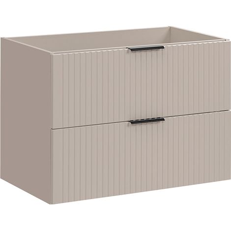 Mobile bagno senza lavabo Adriel beige 80cm (1/4)