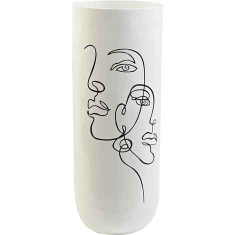 Résine Vase 34x34x90.5 Brillante abstrakte Seiten Harzmaterial Farbe Multicolor Vase Family Details (1/3)
