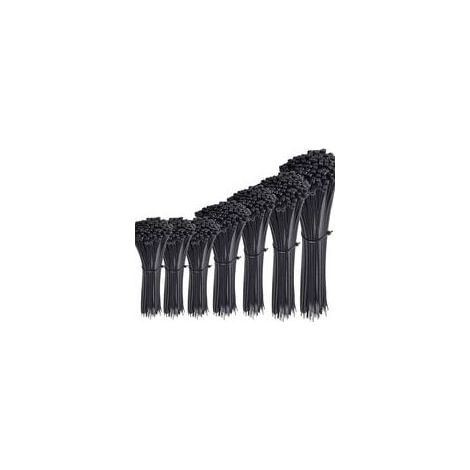 700 Pièce Colliers Nylon de Serrage de Noir, Longueurs 4"/ 6"/ 8"/ 10"/ 12" (1/5)