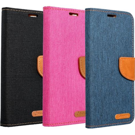 Elegante Handy Hülle CANVAS Buchholster kompatibel mit Samsung Galaxy S24 Rosa (1/5)