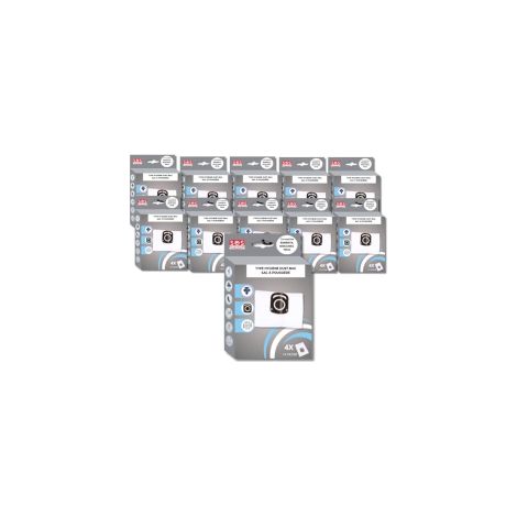 Spiper + 1 micro-filtro Rowenta Silence Force Compatibile Bag del vuoto ZR003901 Aspiratori di tirocinanti tirocinanti Rowenta e Moulinex compatibili Filtro aspirato