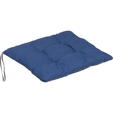 CUSCINO SEDUTA TRAPUNTATO 42X44XH4CM BLU