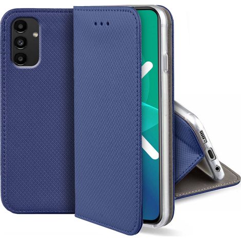 Funda magnética inteligente para Samsung Galaxy A04S / A13 5G, azul oscuro (1/5)