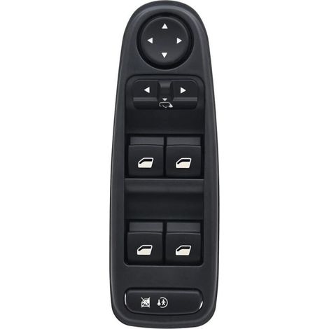 Keyoung – Interrupteur de lève-vitre électrique pour CITROEN C4 GRAND PICASSO 2006-2013 – Remplacement OEM 6554.YH – Installation facile – Matériau ABS et métal