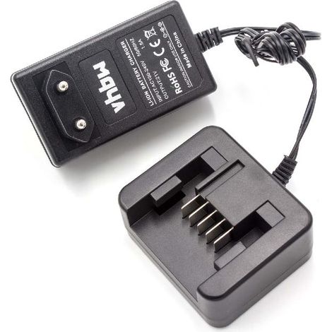 vhbw caricabatterie compatibile con Milwaukee C18 PD, HD18 AG, HD18 BS, HD18 CS, HD18 DD, HD18 H, HD18 HIW, HD18 HX batterie Li-Ion di attrezzi (18V)