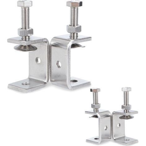4 Pièces Mini Serre Joint, Pince De Support En Acier Inoxydable 304 De 30 Mm, Serre - Joint Plage De Réglage De 0-25 Mm, Pince De Soudage En Acier Inoxydable Adaptée Pour La Soudure