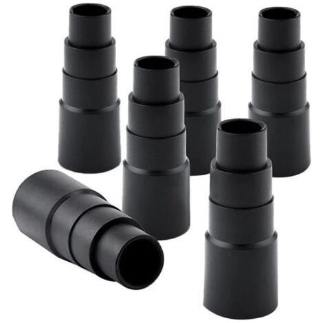 Adattatore per tubo flessibile a 6 pezzi per aspirapolvere, tubo riduttore per dispositivi di aspirazione della polvere, accessori per aspirapolvere (1/4)