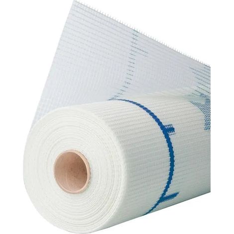 Rete porta intonaco 1 x 50 mt in fibra di vetro 160 gr/mq