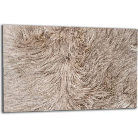 PLAQUE DE PROTECTION EN VERRE POUR CUISINIÈRE 80x52 DOG (1/5)