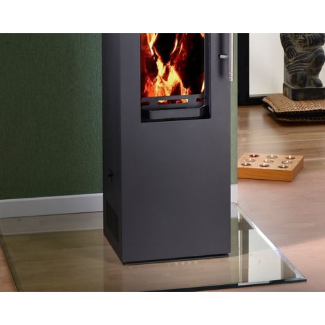 FireFix Bodenplatte Glas 120 x 100 cm Rechteck Funkenschutzplatte Funkenschutzplatte