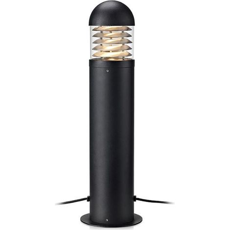 Markslojd GARDEN24 - Borne de jardin extérieur à 1 lumière LED noire IP44 (1/3)