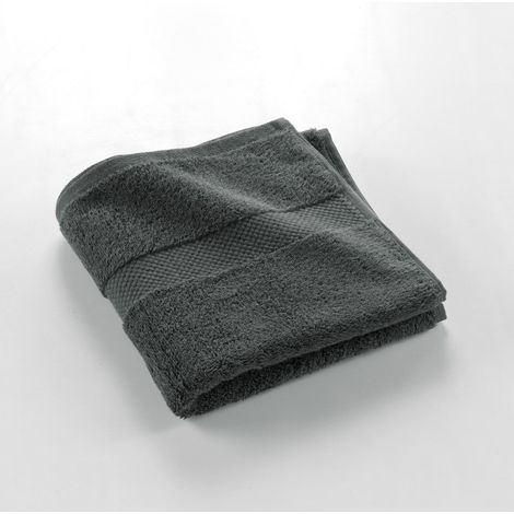 Serviette de toilette 50 x 90 cm éponge 600 gr Elegance Anthracite
