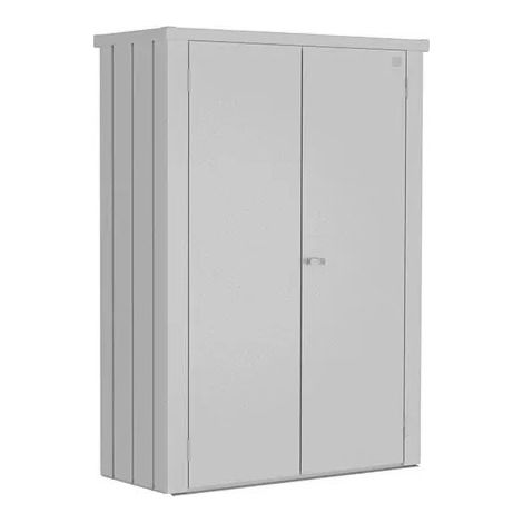Biohort Armadio da Esterno Romeo M High Grigio Quarzo 132x57x140 cm (1/4)
