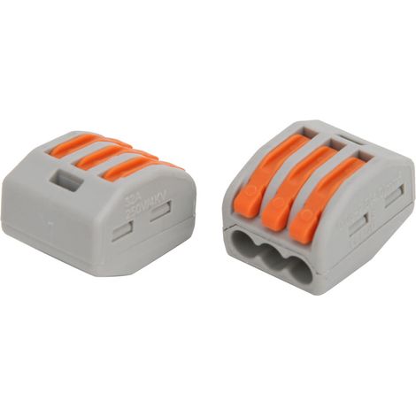 15 supports de bornier à connexion rapide PCT-213 emballés individuellement (1/5)