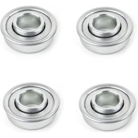 4x roulement de roue tondeuse universel 12,7mm x 28,6mm entretien jardin tracteur